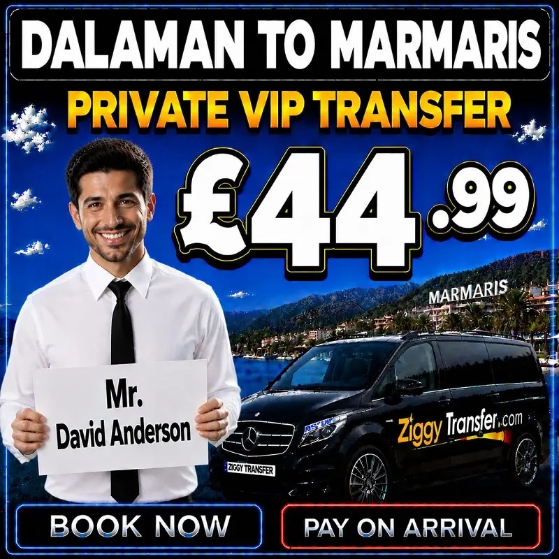 How much is best price private transfer from Dalaman Aiport to Marmaris 